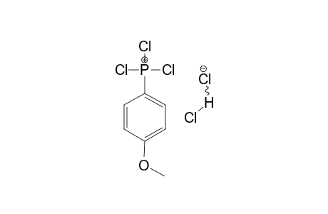 TRICHLOR-(4-METHOXYPHENYL)-PHOSPHONIUM-HYDROGENDICHLORIDE