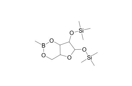 .beta.-D-Xylofuranose, 1,2-bis-O-(trimethylsilyl)-, cyclic methylboronate