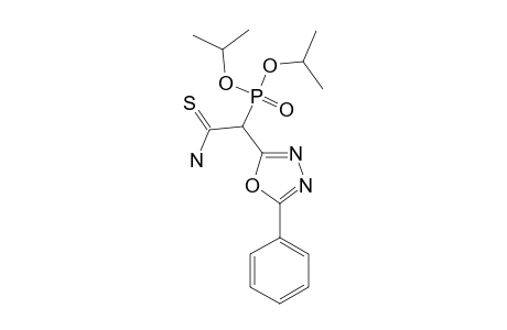 BIS-(1-METHYLETHYL)-5-PHENYL-1,3,4-OXADIAZOLE-2-YL-THIOCARBAMOYLMETHYLPHOSPHONATE