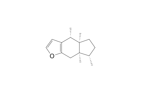 4H-Indeno[5,6-b]furan, 4a,5,6,7,7a,8-hexahydro-4,4a,7,7a-tetramethyl-, (4.alpha.,4a.alpha.,7.alpha.,7a.alpha.)-(.+-.)-