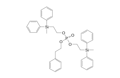 BIS-[2-(METHYL-DIPHENYLSILYL)-ETHYL]-PHENYLETHYL-PHOSPHATE