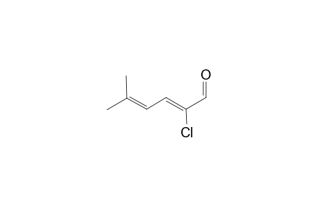 (2E)-2-Chloro-5-methyl-2,4-hexadienal