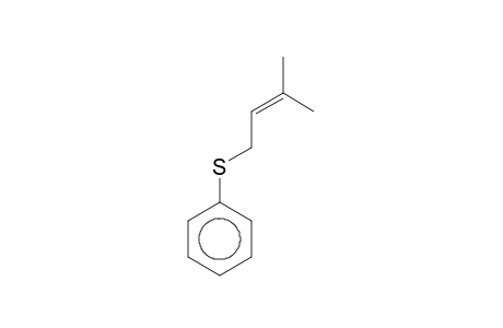 Benzene, [(3-methyl-2-butenyl)thio]-