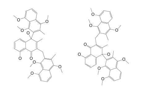 4,8-DIHYDROXY-3-METHYL-4-(1,4,8-TRIMETHOXY-3-METHYL-2-NAPHTHYL)-2-[(1,4,8-TRIMETHOXY-3-METHYL-2-NAPHTHYL)-METHYL]-1(4H)-NAPHTHALENONE