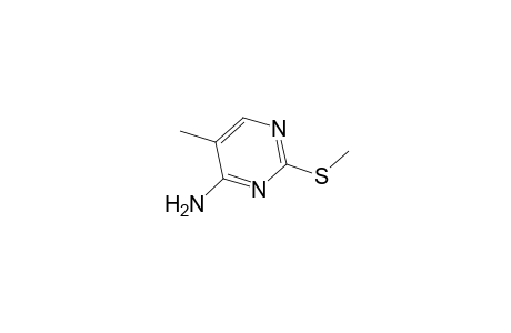 4-Pyrimidinamine, 5-methyl-2-(methylthio)-