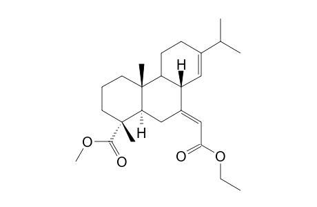 (9-E)-METHYL-(1R-(1-ALPHA,4A-BETA,4B-ALPHA,8A-BETA,10A-ALPHA))-9-(ETHOXYCARBONYLMETHYLEN)-1,2,3,4,4A,4B,5,6,8A,9,10,10A-DODECAHYDRO-1,4A-DI