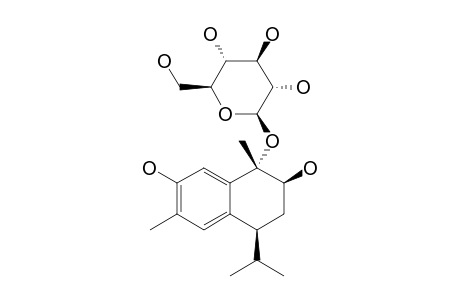 1,2,3,4-TETRAHYDRO-1-ALPHA,2-BETA,7-TRIHYDROXY-1-BETA,6-DIMETHYL-4-BETA-ISOPROPYLNAPHTHALENE-1-O-BETA-D-GLUCOPYRANOSIDE