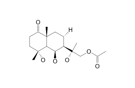 (11S)-12-ACETOXY-4-ALPHA,6-BETA,11-TRIHYDROXYEUDESMAN-1-ONE