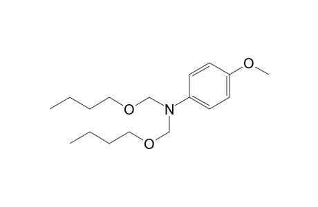 Benzenamine, N,N-bis(butoxymethyl)-4-methoxy-