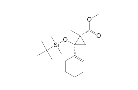 METHYL_TRANS-2-TERT.-BUTYLDIMETHYLSILOXY-CIS-2-(1-CYCLOHEXENYL)-1-METHYL-R-1-CYCLOPROPANECARBOXYLATE