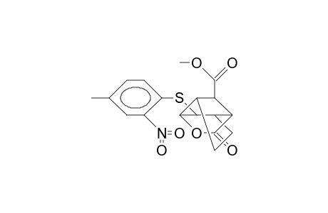 Methyl-(2sr, 7RS)-2-(4'-methyl-2'-nitrophenylthio)-4-oxa-5-oxotricyclo-[4.4.0.0(3,8)]-decan-7-carboxylate