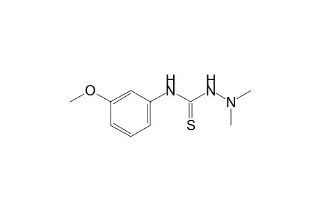 1,1-dimethyl-4-(m-methoxyphenyl)-3-thiosemicarbazide