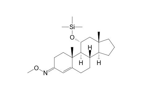 11.ALPHA.-[(TRIMETHYLSILYL)OXY]-ANDROST-4-ENE-3-ONE(3-O-METHYLOXIME)