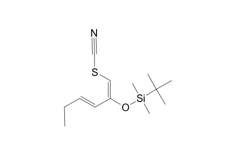 (1E,3E)-TERT.-BUTYLDIMETHYL-((E)-1-THIOCYANATOHEXA-1,3-DIEN-2-YLOXY)-SILANE