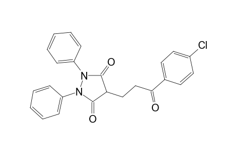 4-[2-(p-chlorobenzoyl)ethyl]-1,2-diphenyl-3,5-pyrazolidinedione