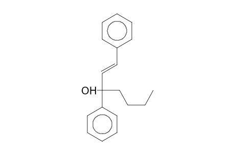 BENZENEMETHANOL, alpha-BUTYL-alpha-(2-PHENYLETHENYL)-