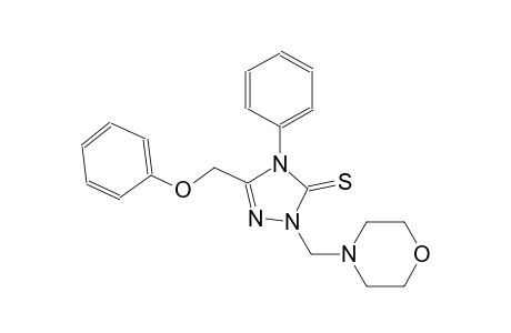 2-(4-Morpholinylmethyl)-5-(phenoxymethyl)-4-phenyl-2,4-dihydro-3H-1,2,4-triazole-3-thione