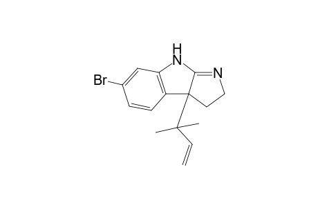 6-Bromo-1,2,3,3a-tetrahydro-3a-(2-methylbut-2-en-2-yl)pyrrolo[2,3-b]indole