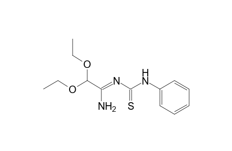 (1Z)-1-(1-amino-2,2-diethoxy-ethylidene)-3-phenyl-thiourea