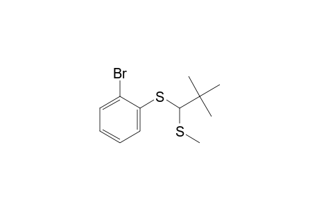 1-Bromo-2-[2,2-dimethyl-1-(methylthio)propylthio]benzene