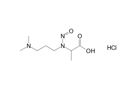 N-[3-(dimethylamino)propyl]-N-nitrosoalanine, hydrochloride