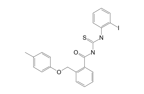 2-[(4-METHYLPHENOXY)-METHYL]-N-(2-IODOPHENYLCARBAMOTHIOYL)-BENZAMIDE