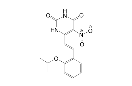 2,4(1H,3H)-pyrimidinedione, 6-[(E)-2-[2-(1-methylethoxy)phenyl]ethenyl]-5-nitro-