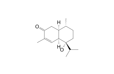 (1S*,6R*,7R*,10R*)-7-HYDROXYCADIN-4-EN-3-ONE