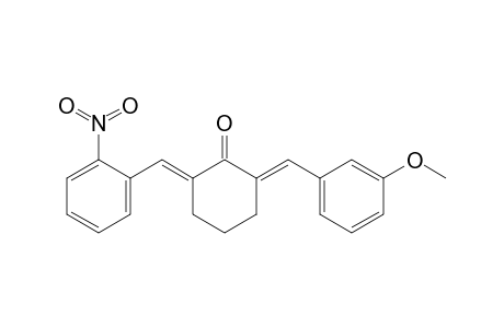 2-(3-Methoxybenzylidene)-6-(2-nitrobenzylidene)cyclohexanone