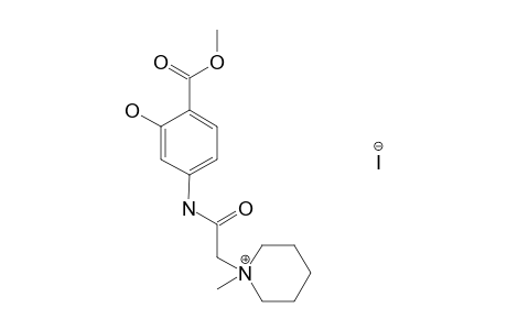 1-{[(4-CARBOXY-3-HYDROXYPHENYL)CARBAMOYL]METHYL}-1-METHYLPIPERIDINIUM IODIDE,METHYL ESTER