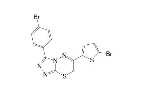 3-(4-bromophenyl)-6-(5-bromo-2-thienyl)-7H-[1,2,4]triazolo[3,4-b][1,3,4]thiadiazine