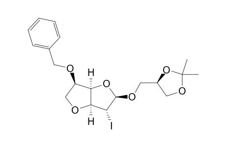 #3AD;(2R,3R,3AS,6R,6AR)-6-(BENZYLOXY)-2-[(S)-2,2-DIMETHYL-1,3-DIOXOLAN-4-YL-METHOXY]-3-IODO-HEXAHYDROFURO-[3,2-B]-FURAN;(S)-2,2-DIMETHYL-1,3-DIOXOLAN-4-YL-METH