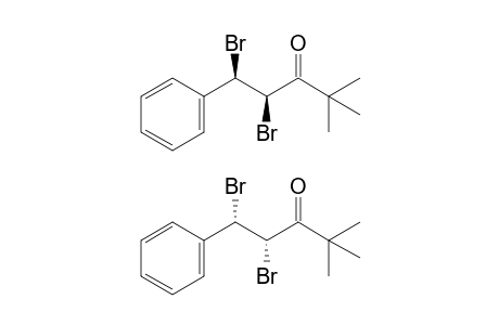 DL-threo-1,2-dibromo-4,4-dimethyl-1-phenyl-3-pentanone