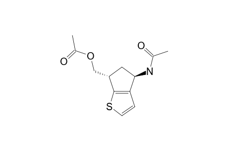 (+/-)-TRANS-[4-ACETYLAMINO-5,6-DIHYDRO-4H-CYCLOPENTA-[B]-THIEN-6-YL]-METHYL-ACETATE