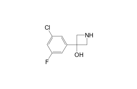 3-(3-chloro-5-fluorophenyl)azetidin-3-ol