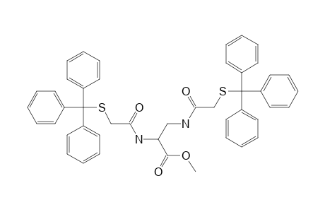 METHYL-2,3-BIS-(TRIPHENYLMETHYLTHIOACETYLAMINO)-PROPANOATE