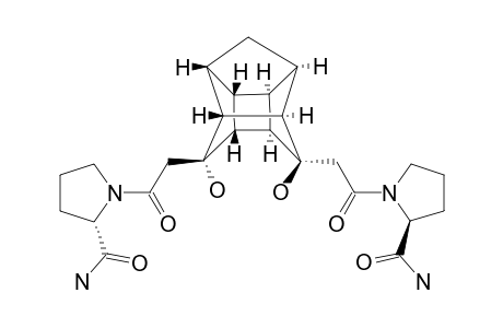 EXO-8-EXO-11-DI-(S)-PROLINAMIDE-PENTACYCLO-[5.4.0.0(2,6).0(3,10).0(5,9)]-UNDECANE-ENDO-8-ENDO-11-DIOL