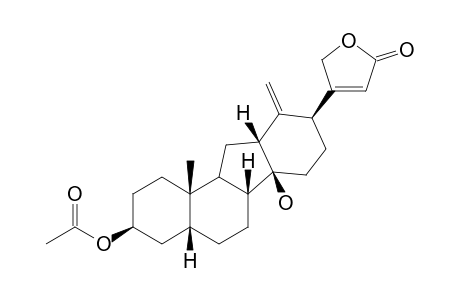 THEVETIOGENIN-3-ACETATE;C-NOR-D-HOMOCARDENOLIDE-3-ACETATE