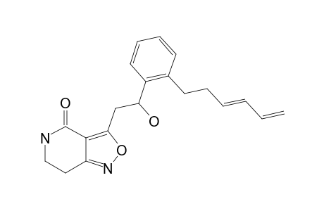 3-[2-(2-HEXA-3,5-DIENYL-PHENYL)-2-HYDROXYETHYL]-4,5,6,7-TETRAHYDRO-ISOXAZOLO-[4,3-C]-PYRIDIN-4-ONE