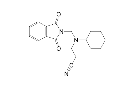 N-{[(2-cyanoethyl)cyclohexylamino]methyl}phthalimide