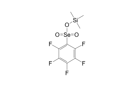 PENTAFLUORBENZOLSELENONSAEURE-TRIMETHYLSILYLESTER