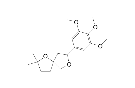 2,2-Dimethyl-8-(3,4,5-trimethoxyphenyl)-1,7-doxaspiro[4.4]nonane