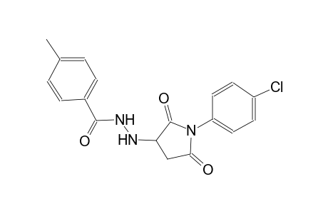 N'-[1-(4-chlorophenyl)-2,5-dioxo-3-pyrrolidinyl]-4-methylbenzohydrazide