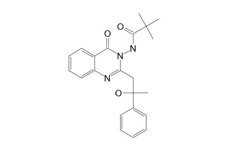 2-(2-HYDROXY-2-PHENYLPROPYL)-3-PIVALOYL-AMINO-QUINAZOLIN-4(3H)-ONE;ISOMER-A