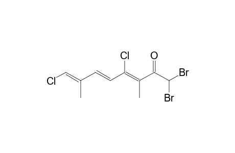 1,1-DIBROMO-4,8-DICHLORO-3,7-DIMETHYL-3,5,7-OCTATRIEN-2-ONE