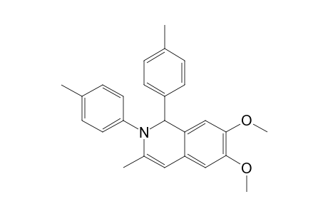 6,7-DIMETHOXY-3-METHYL-1-(4-METHYLPHENYL)-2-(4-METHYLPHENYL)-1,2-DIHYDROISOQUINOLINE