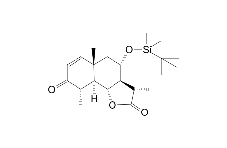 4-B-H,5-A-H,11-B-H-EUDESM-1-EN-12,6-A-OLIDE,8-A-tert-BUTYLDIMETHYLSILYLOXY-3-OXO