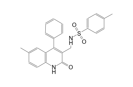 benzenesulfonamide, N-[(1,2-dihydro-6-methyl-2-oxo-4-phenyl-3-quinolinyl)methyl]-4-methyl-