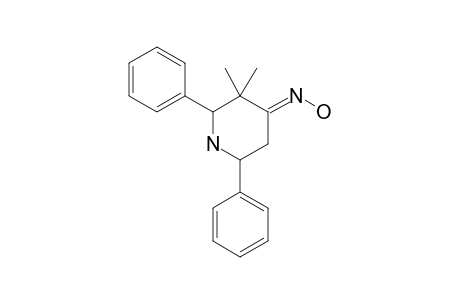 3,3-Dimethyl-2,6-diphenyl-piperidin-4-one oxime