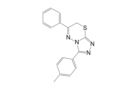 3-(4-methylphenyl)-6-phenyl-7H-[1,2,4]triazolo[3,4-b][1,3,4]thiadiazine